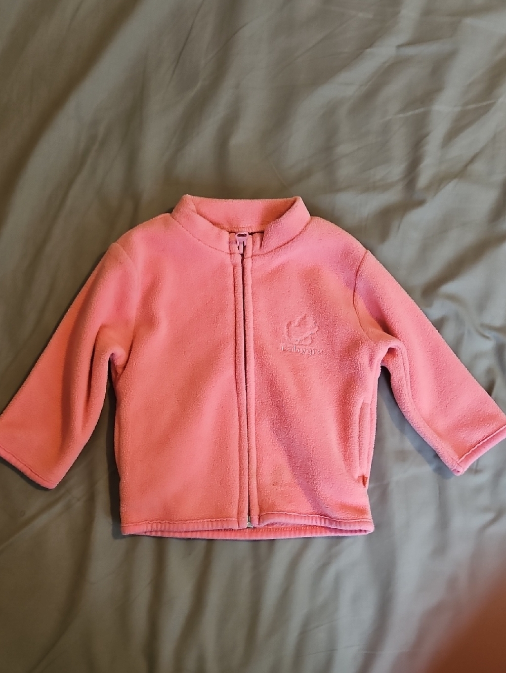 Pink Fleece Zip Jacket 3m